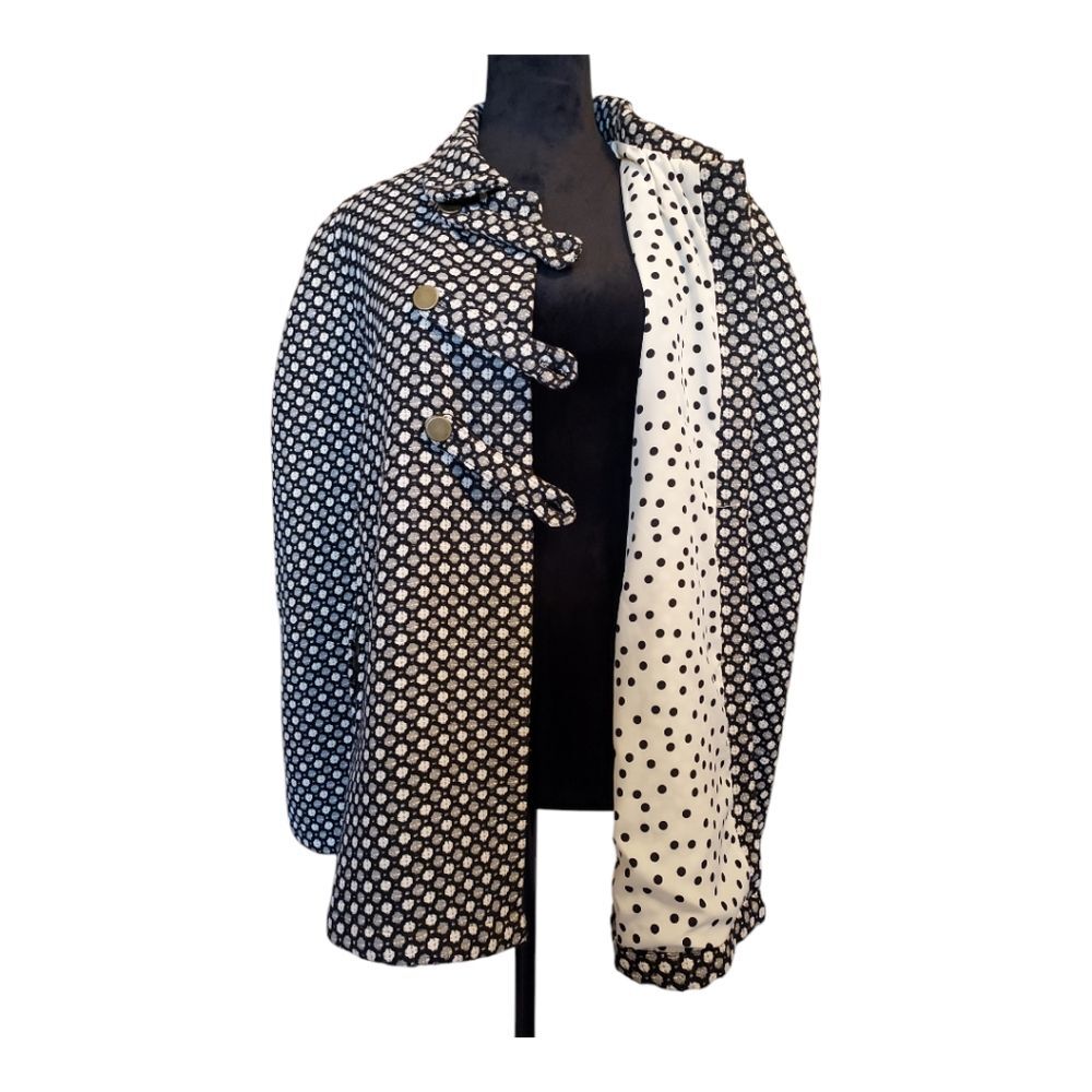 ModCloth x A Beautiful Mess Multicolored Mod-ern Times Cape - Picture 5 of 11